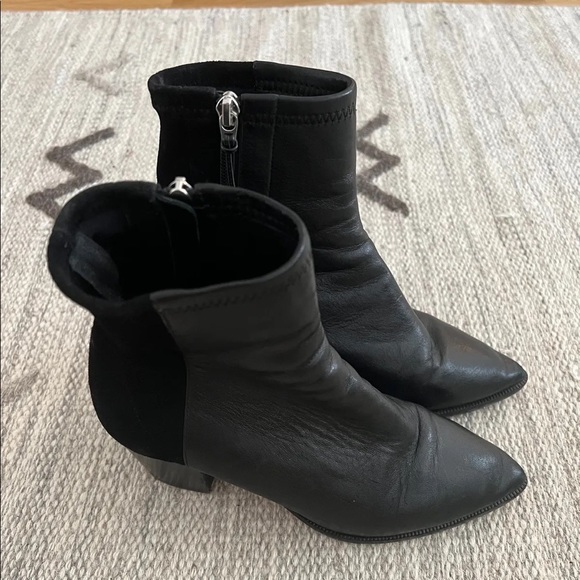 Isabel Marant Dabbs Velvet and Leather Boots - Rare! - Picture 3 of 6